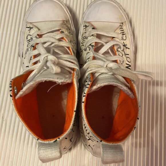 Kids Not a Chuck Converse High top Youth Size 2 - Picture 4 of 6